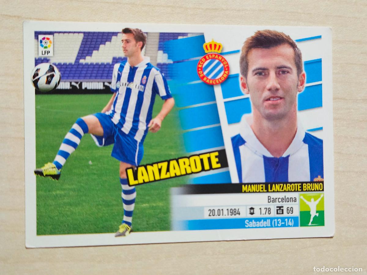 Football Stickers: EDICIONES ESTE 2013 14 FICHAJE N&ordm; 2 LANZAROTE - CROMO SIN PEGAR -