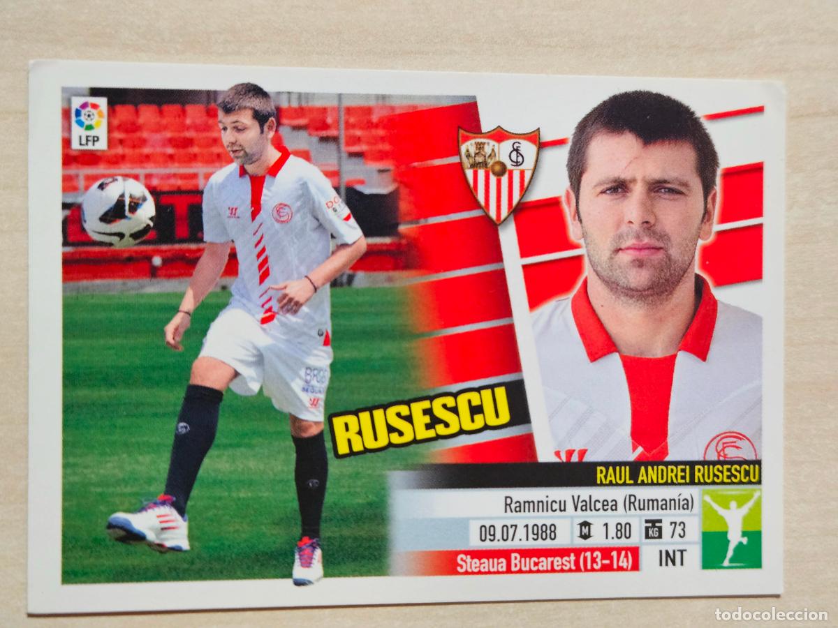 Football Stickers: EDICIONES ESTE 2013 14 FICHAJE N&ordm; 3 RUSESCU - CROMO SIN PEGAR -