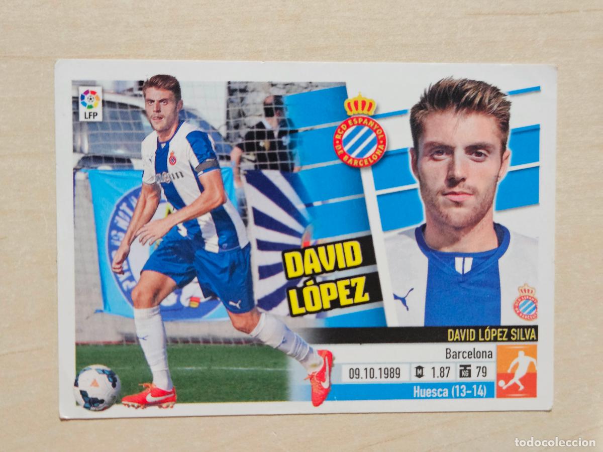 Football Stickers: EDICIONES ESTE 2013 14 COLOCA DAVID LOPEZ - CROMO SIN PEGAR -