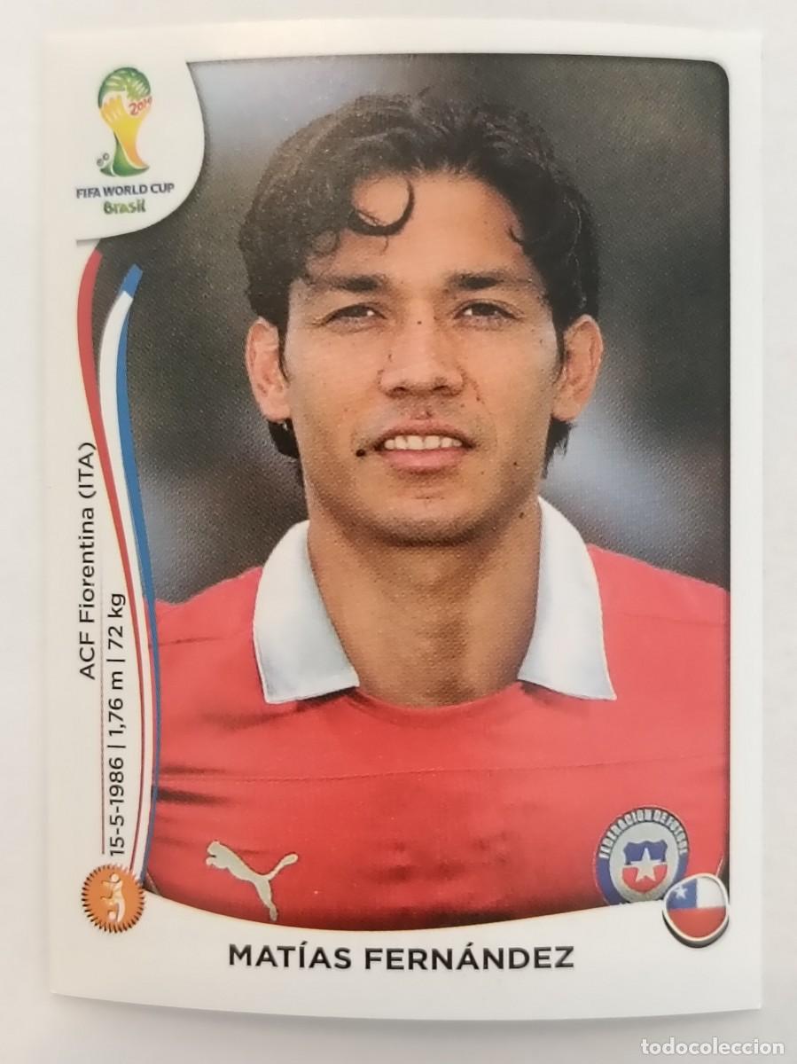 Football Stickers: #157 FERNANDEZ (CHILE) MUNDIAL BRASIL 2014 PANINI