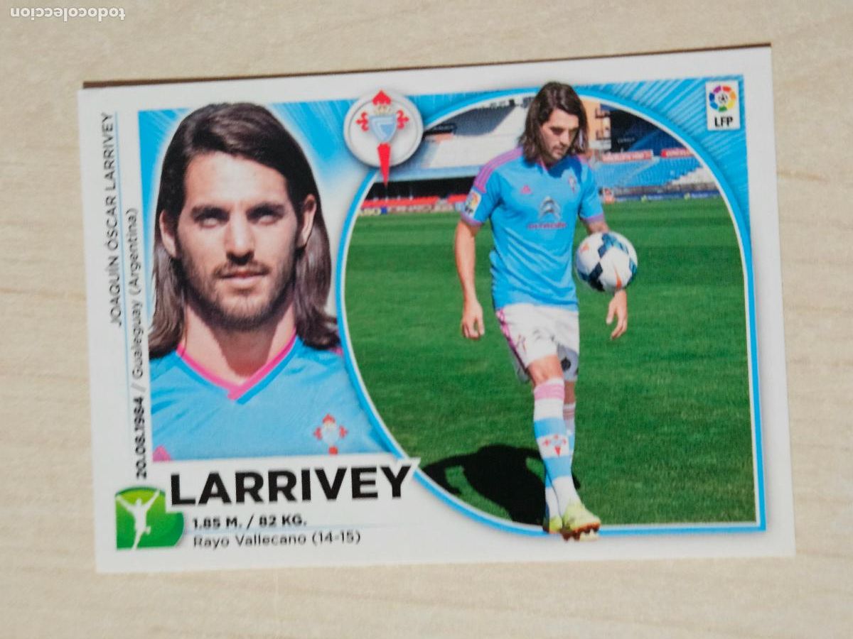 Cromos de f&uacute;tbol: EDICIONES ESTE 2014 15 FICHAJE N&ordm; 7 LARRIVEY - CROMO SIN PEGAR -