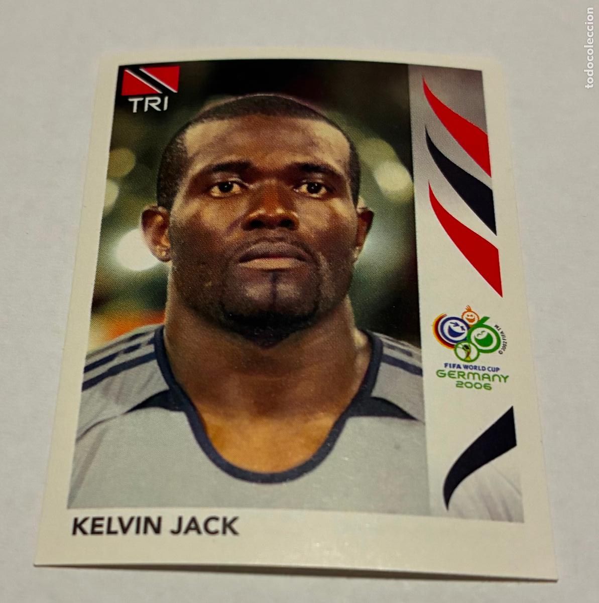 Cromos de f&uacute;tbol: CROMO FUTBOL MUNDIAL ALEMANIA 2006, PANINI, Numero 133, KELVIN JACK, Trinidad y Tobago