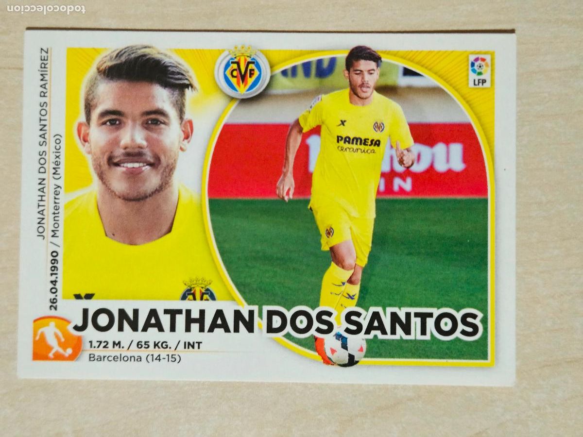 Cromos de f&uacute;tbol: EDICIONES ESTE 2014 15 FICHAJE N&ordm; 11 JONATHAN SANTOS - CROMO SIN PEGAR -