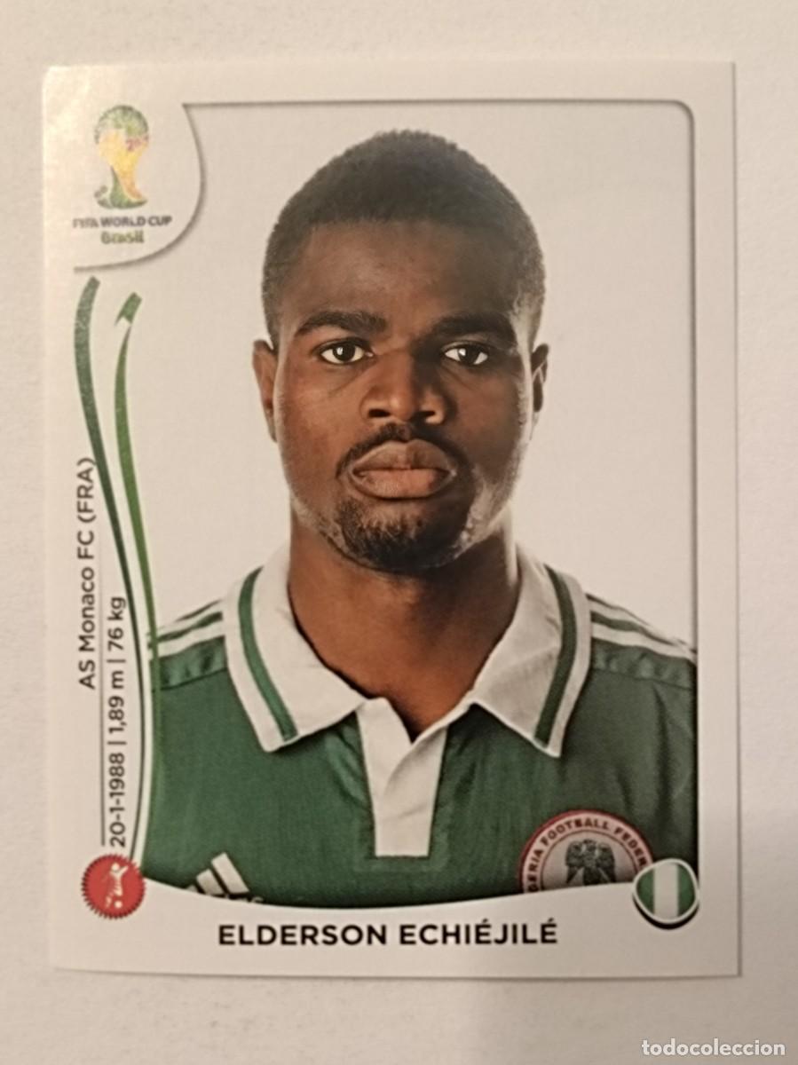 Cromos de f&uacute;tbol: #475 ECHIEJILE (NIGERIA) MUNDIAL BRASIL 2014 PANINI