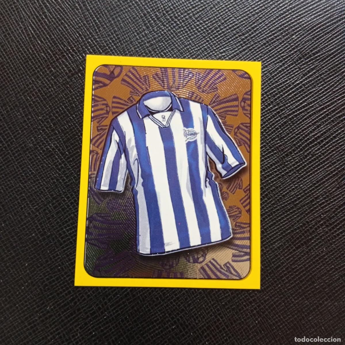 Cromos de f&uacute;tbol: 3 CAMISETA ALAVES CAMPEONATO PANINI 1998 1999 FUTBOL 98 99 - SIN PEGAR - A216 PG1