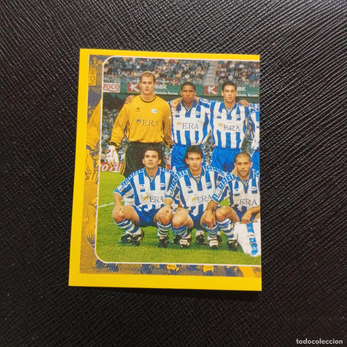 Cromos de f&uacute;tbol: 4 ALINEACION ALAVES CAMPEONATO PANINI 1998 1999 FUTBOL 98 99 - SIN PEGAR - A216 PG1