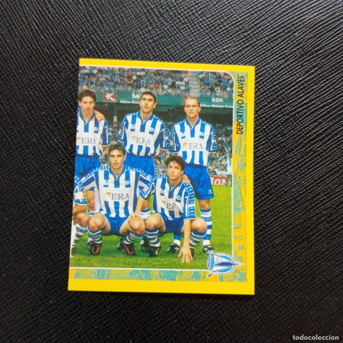 Cromos de f&uacute;tbol: 5 ALINEACION ALAVES CAMPEONATO PANINI 1998 1999 FUTBOL 98 99 - SIN PEGAR - A216 PG1