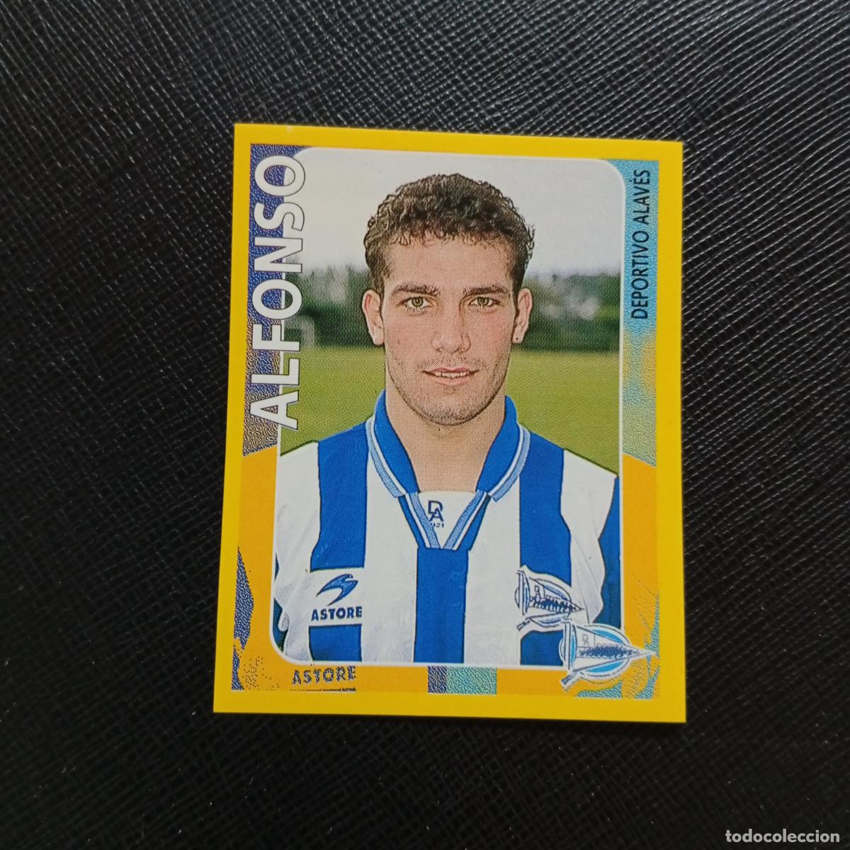 Cromos de f&uacute;tbol: 10 ALFONSO ALAVES CAMPEONATO PANINI 1998 1999 FUTBOL 98 99 - SIN PEGAR - A216 PG1