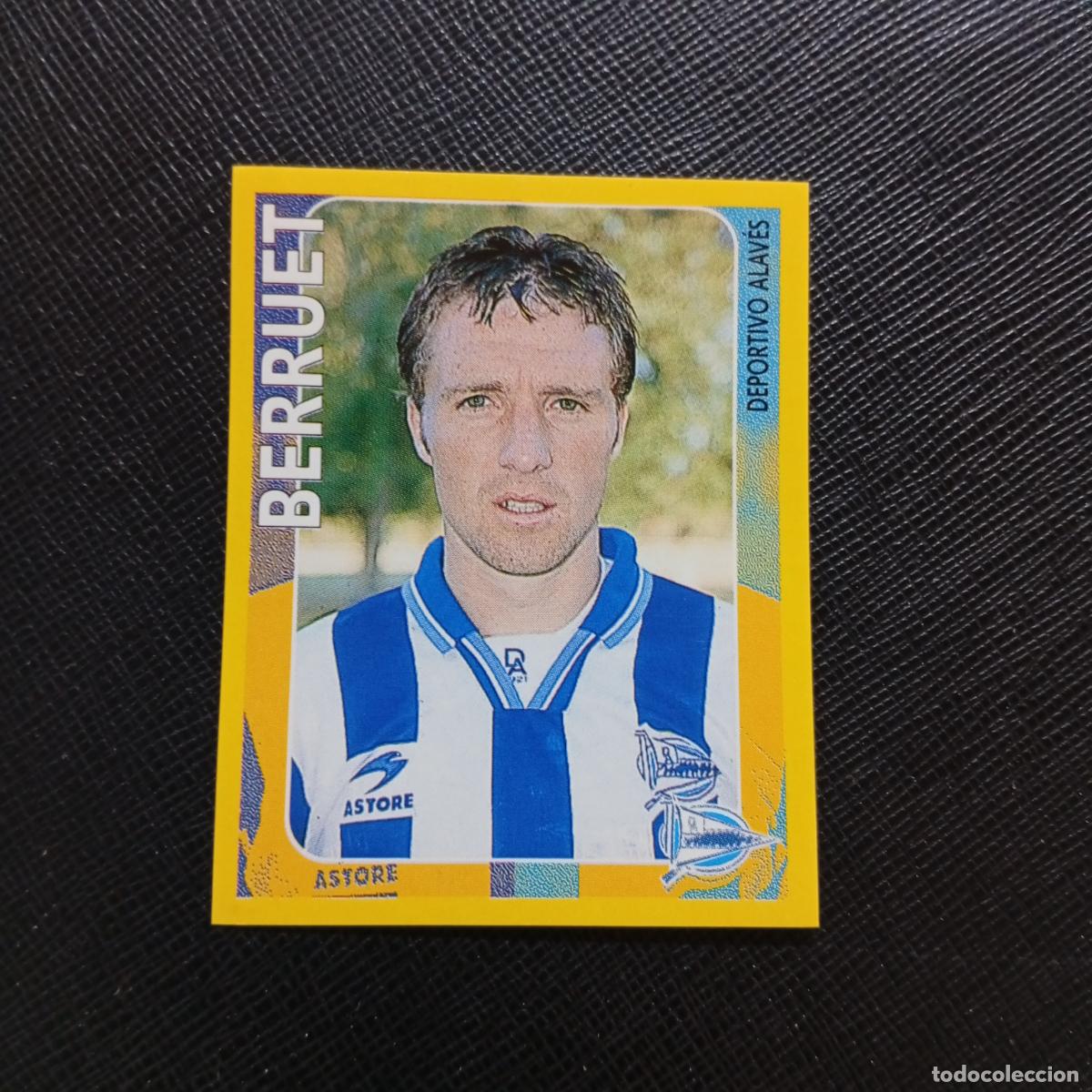 Cromos de f&uacute;tbol: 11 BERRUET ALAVES CAMPEONATO PANINI 1998 1999 FUTBOL 98 99 - SIN PEGAR - A216 PG1