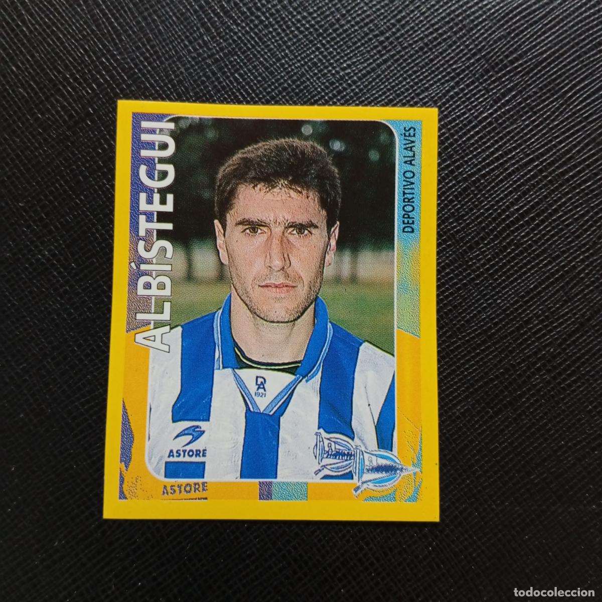 Cromos de f&uacute;tbol: 13 ALBISTEGUI ALAVES CAMPEONATO PANINI 1998 1999 FUTBOL 98 99 - SIN PEGAR - A216 PG1