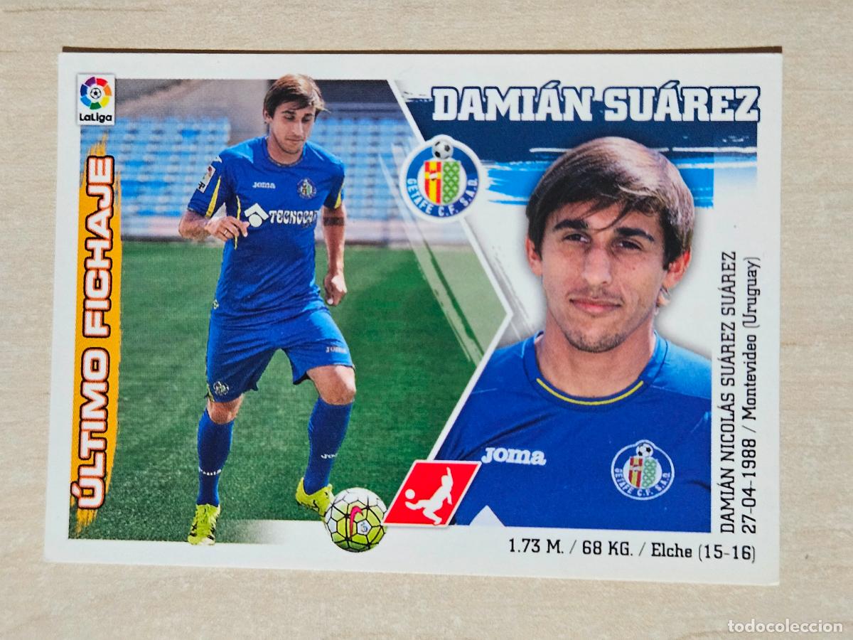 Cromos de f&uacute;tbol: EDICIONES ESTE 2015 16 FICHAJE N&ordm; 13 DAMIAN SUAREZ - CROMO SIN PEGAR --