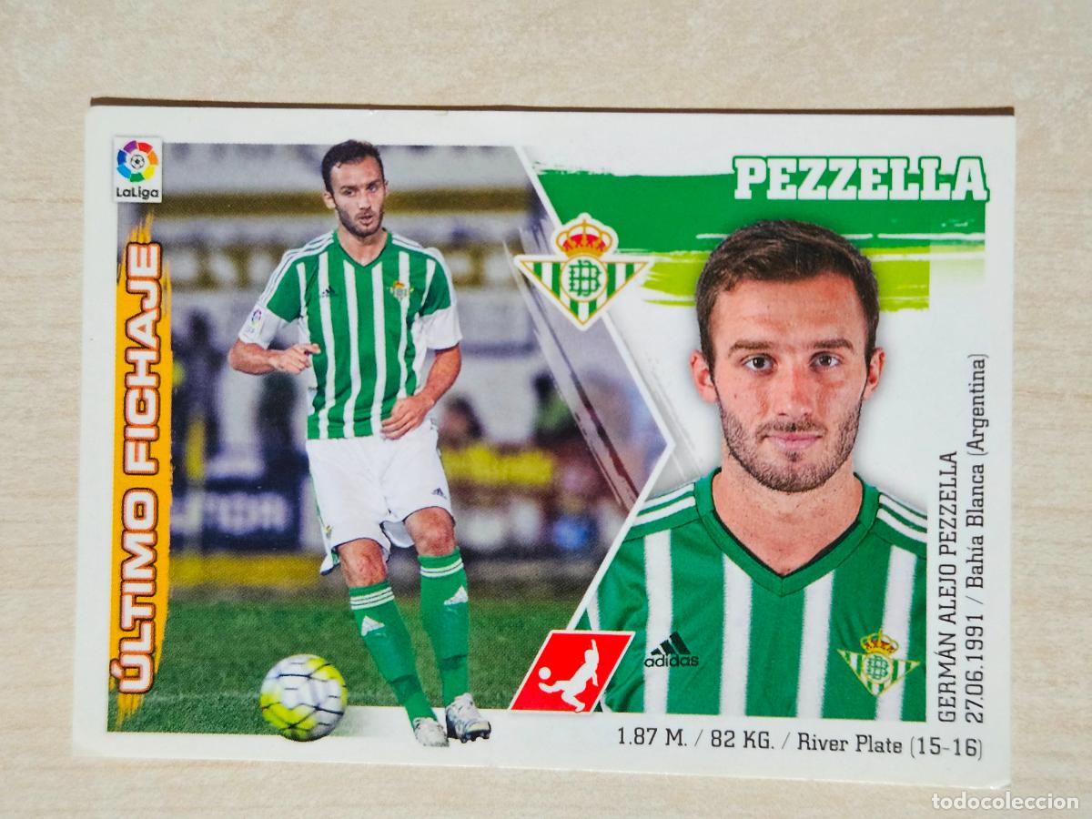 Cromos de f&uacute;tbol: EDICIONES ESTE 2015 16 FICHAJE N&ordm; 11 PEZZELLA - CROMO SIN PEGAR --