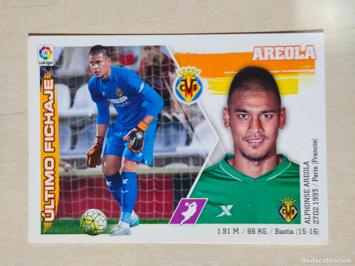 Cromos de f&uacute;tbol: EDICIONES ESTE 2015 16 FICHAJE N&ordm; 9 AREOLA - CROMO SIN PEGAR --