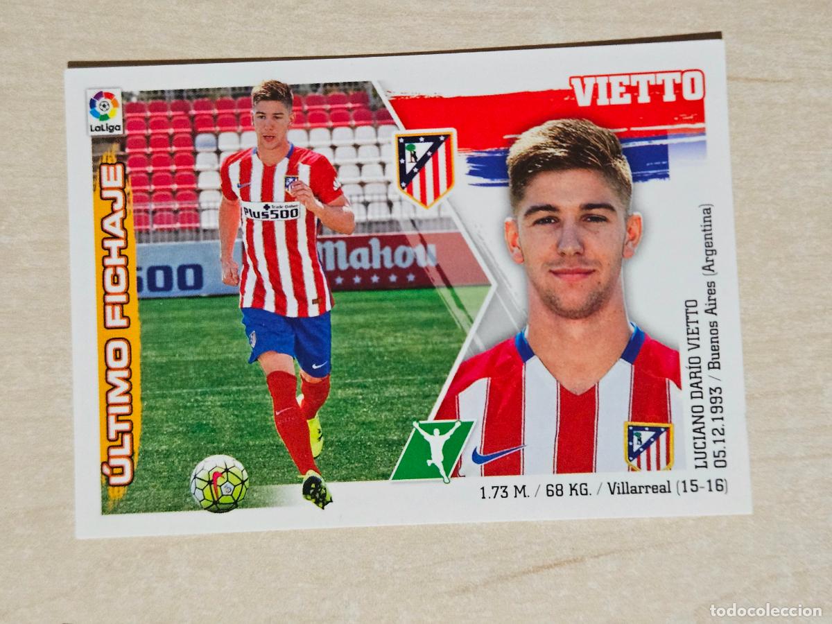 Cromos de f&uacute;tbol: EDICIONES ESTE 2015 16 FICHAJE N&ordm; 7 VIETTO - CROMO SIN PEGAR --