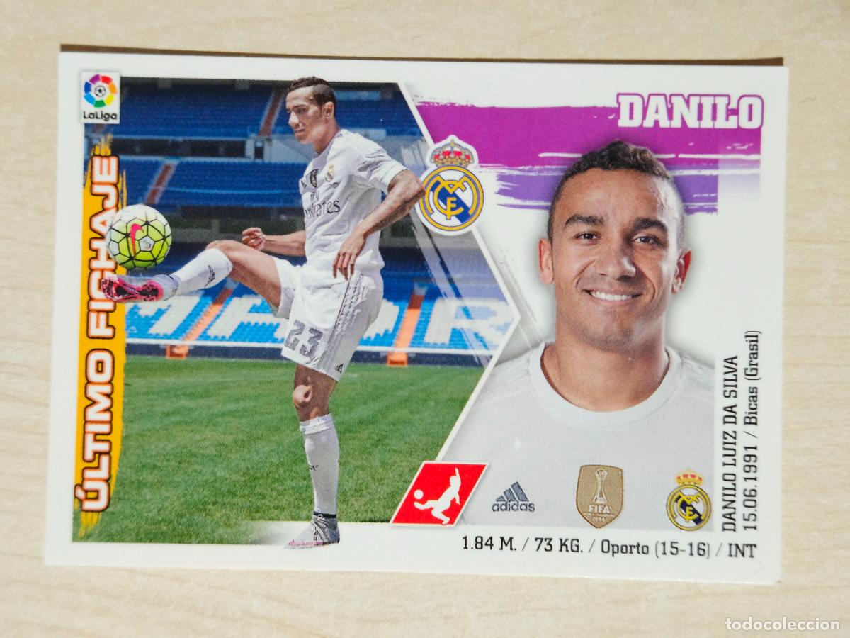 Cartes &agrave; collectionner de Football: EDICIONES ESTE 2015 16 FICHAJE N&ordm; 5 DANILO - CROMO SIN PEGAR --