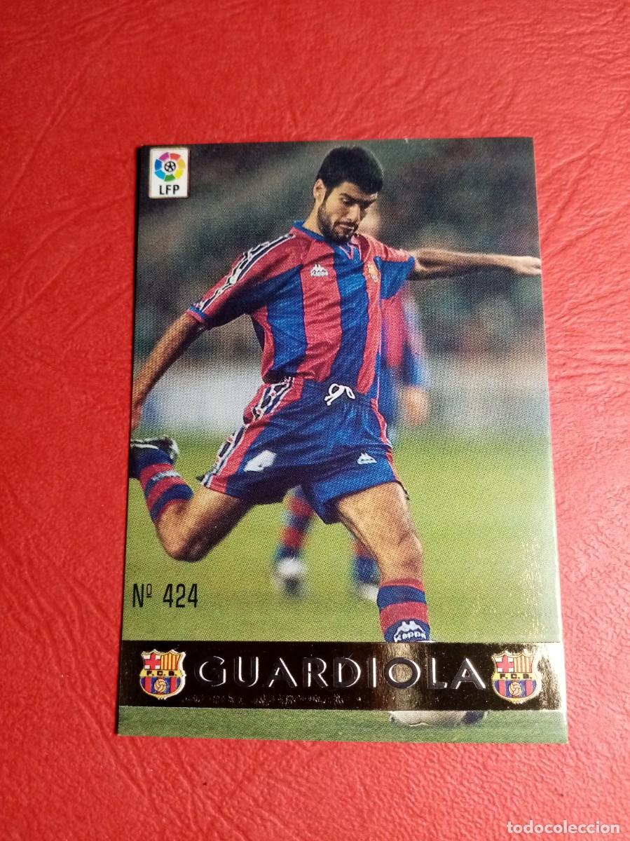 Cartes &agrave; collectionner de Football: N&ordm; 424 GUARDIOLA, EL MEJOR, FICHAS LIGA 97/98 1997 1998 MUNDICROMO
