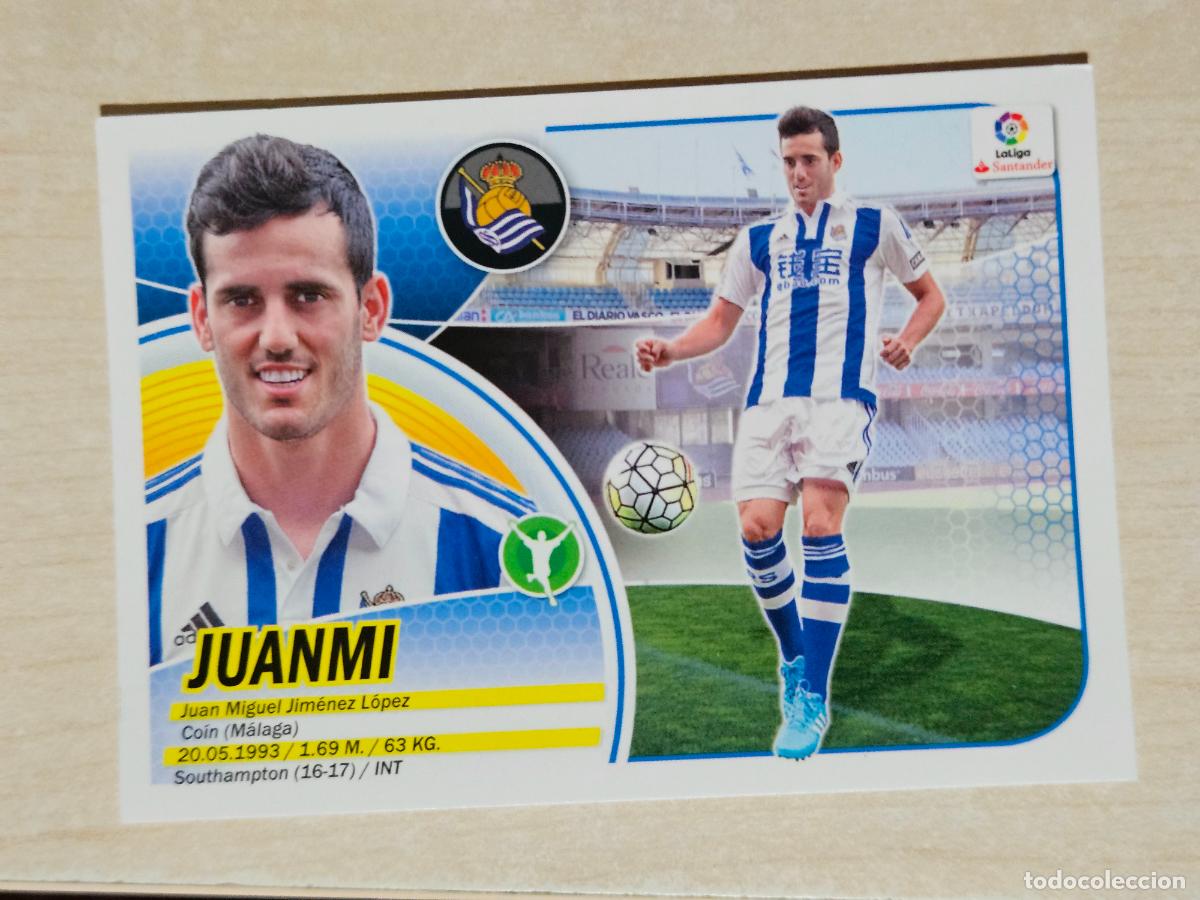 Cromos de f&uacute;tbol: EDICIONES ESTE 2016 17 FICHAJE N&ordm; 1 JUANMI - CROMO SIN PEGAR -