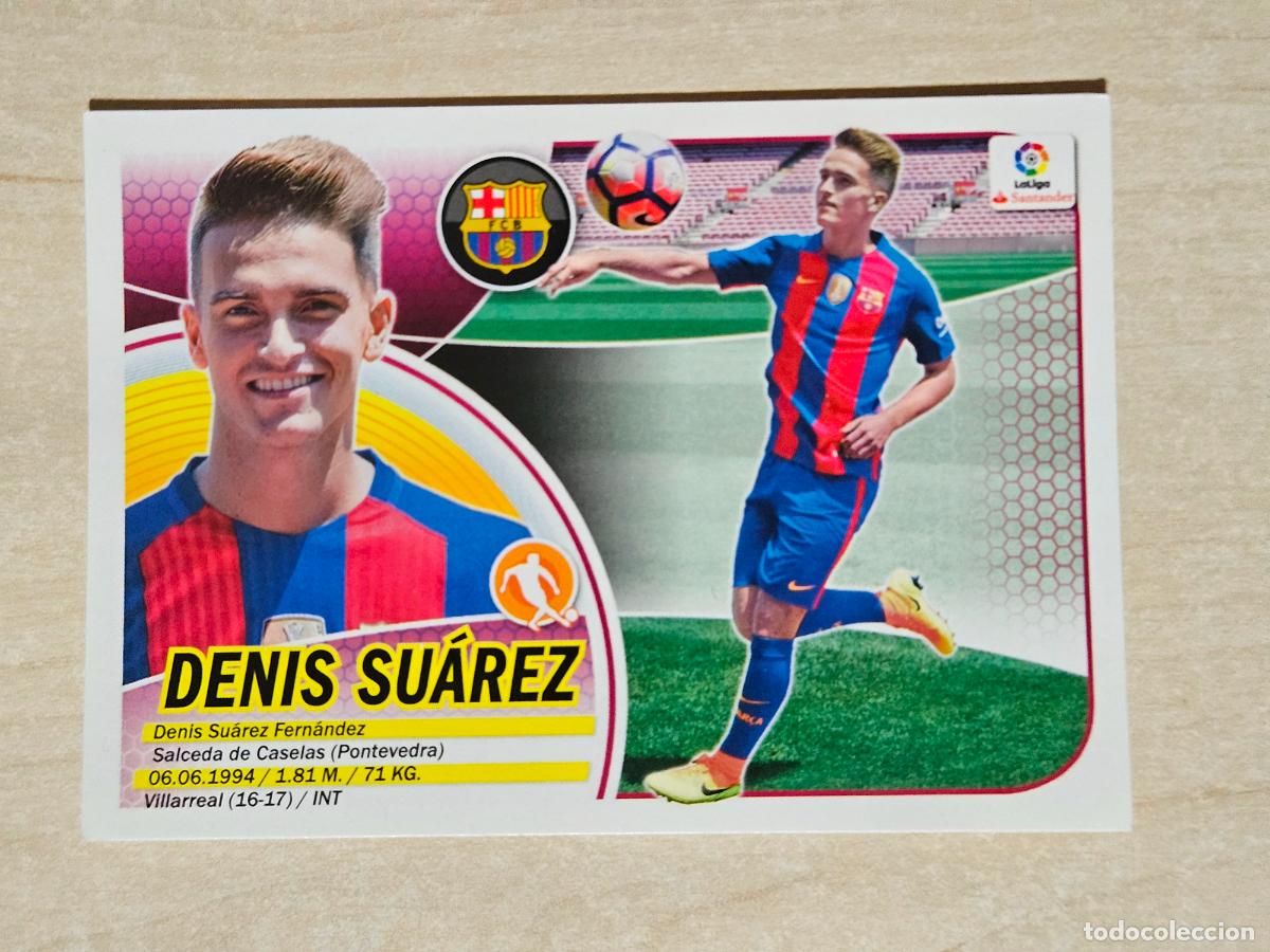 Cromos de f&uacute;tbol: EDICIONES ESTE 2016 17 FICHAJE N&ordm; 7 DENIS SUAREZ - CROMO SIN PEGAR -