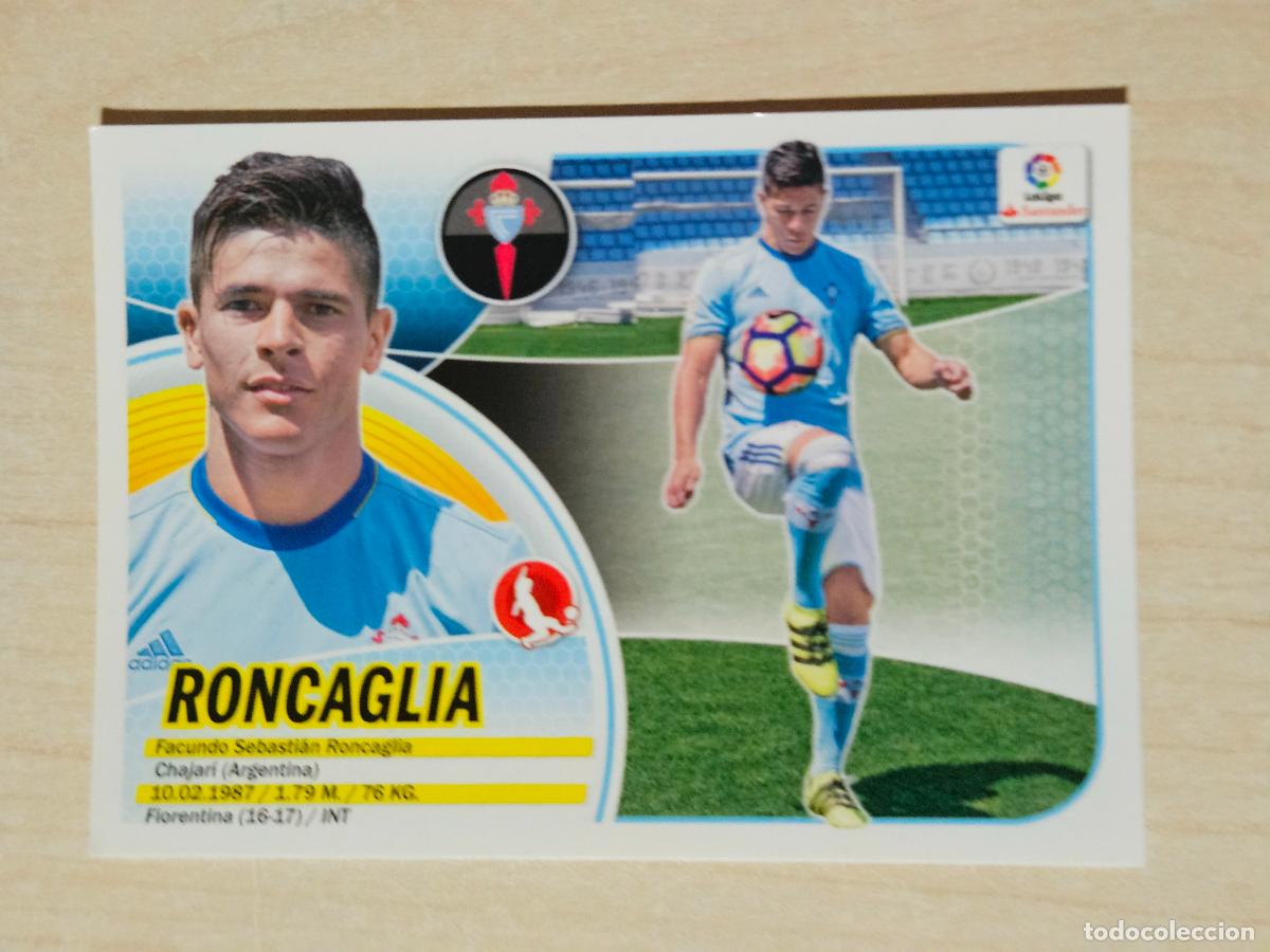 Football Stickers: EDICIONES ESTE 2016 17 FICHAJE N&ordm; 16 RONCAGLIA - CROMO SIN PEGAR -