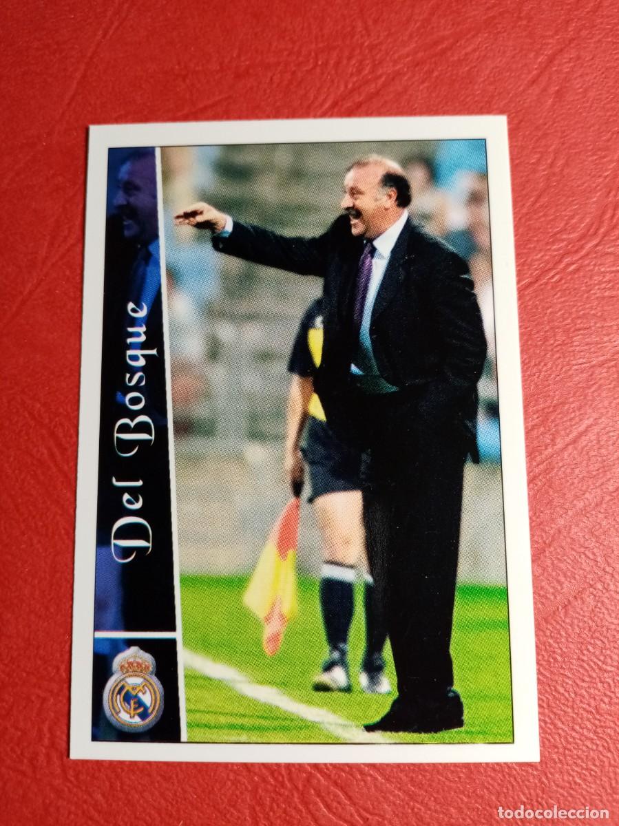 Cromos de f&uacute;tbol: N&ordm; 57 DEL BOSQUE, R. MADRID C.F., FICHAS DE LA LIGA 2003, 2002 2003, MUNDICROMO