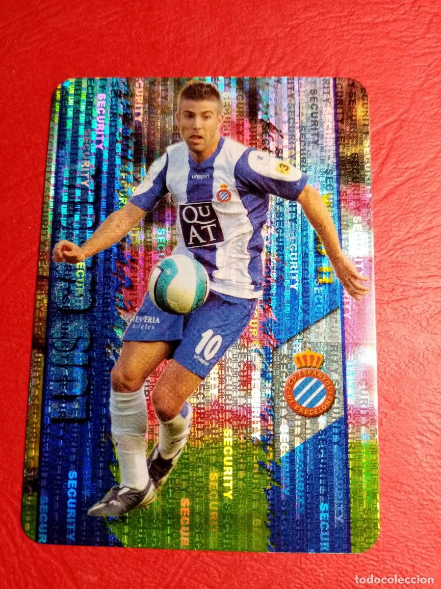 Cromos de f&uacute;tbol: N&ordm; 296 LUIS GARCIA, CRACK, SECURITY VERTICAL ARRIBA ABAJO, RCD ESPANYOL, FICHAS LIGA 2008 MUNDICROMO