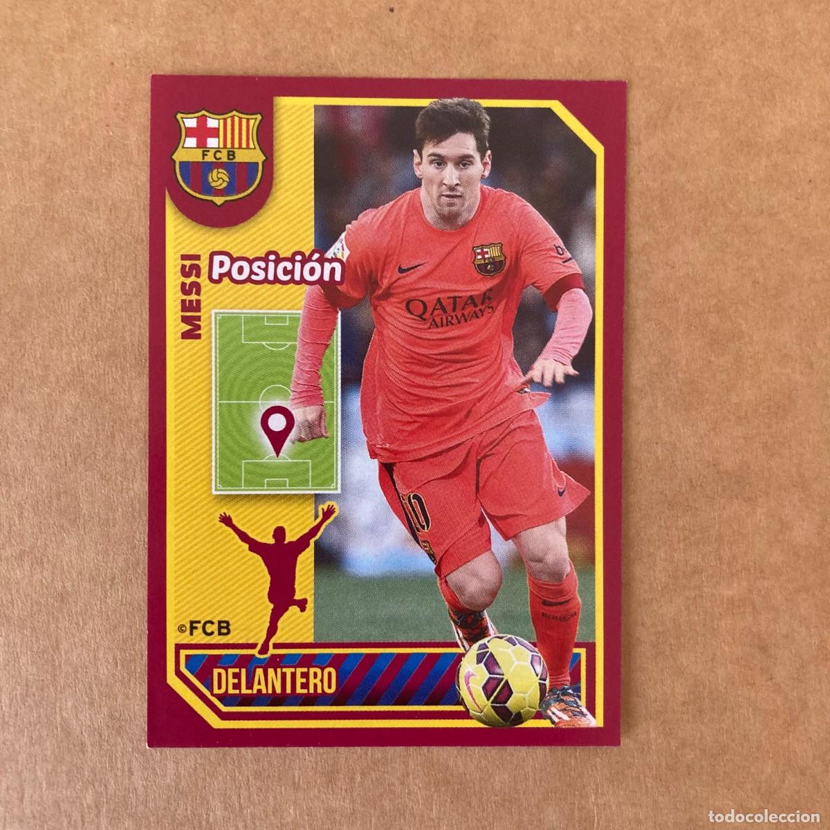 Cromos de f&uacute;tbol: CROMO LEO MESSI - 2014 2015 - DELANTERO 140 - COLECCI&Oacute;N OFICIAL DE CROMOS DE FCB BARCELONA PANINI