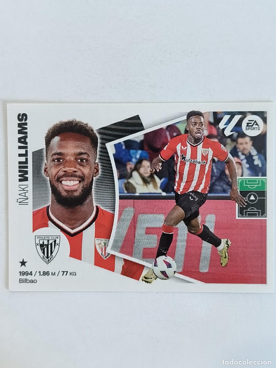 Cromos de f&uacute;tbol: #19 I&Ntilde;AKI WILLIAMS (ATHLETIC BILBAO) LIGA 24/25 ESTE