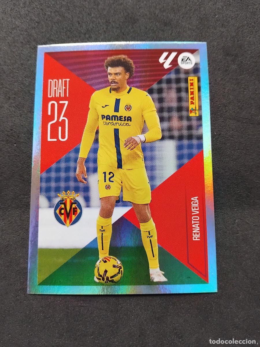 Cromos de f&uacute;tbol: RENATO VEIGA 20 DRAFT 23 VILLARREAL - PANINI LIGA ESTE 2026-27 2026 2027 cromo futbol LaLiga STICKER