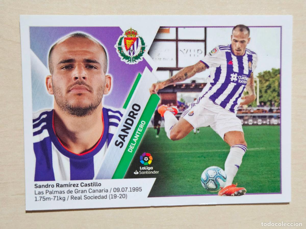 Cromos de f&uacute;tbol: EDICIONES ESTE 2019 20 FICHAJE N&ordm; 16 SANDRO - CROMO SIN PEGAR
