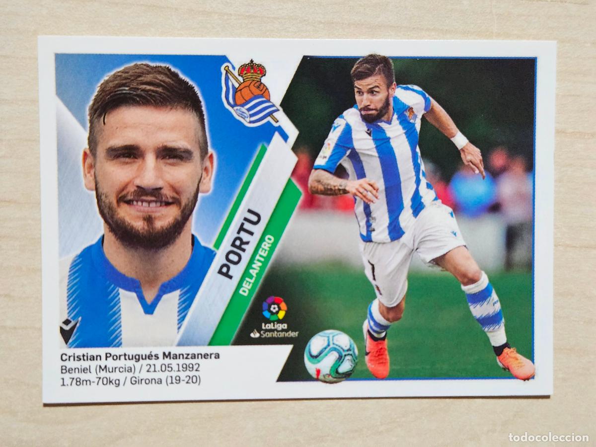 Cromos de f&uacute;tbol: EDICIONES ESTE 2019 20 FICHAJE N&ordm; 15 PORTU - CROMO SIN PEGAR