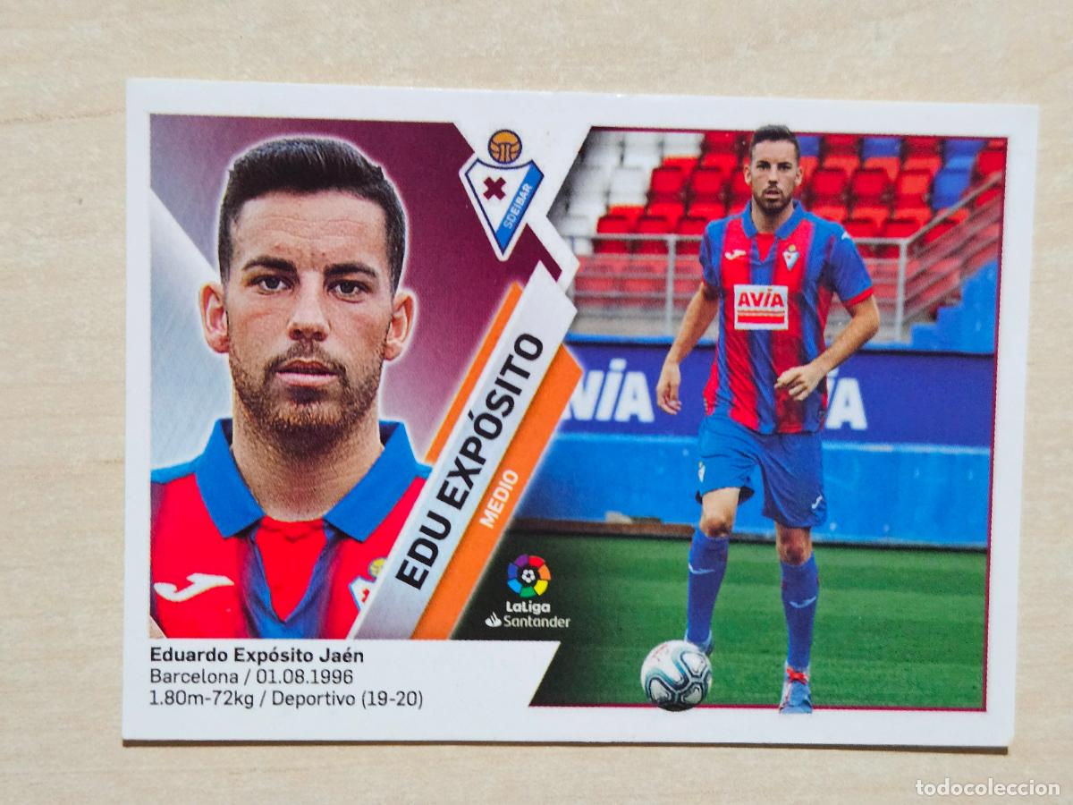 Cromos de f&uacute;tbol: EDICIONES ESTE 2019 20 FICHAJE N&ordm; 13 EDU EXPOSITO - CROMO SIN PEGAR