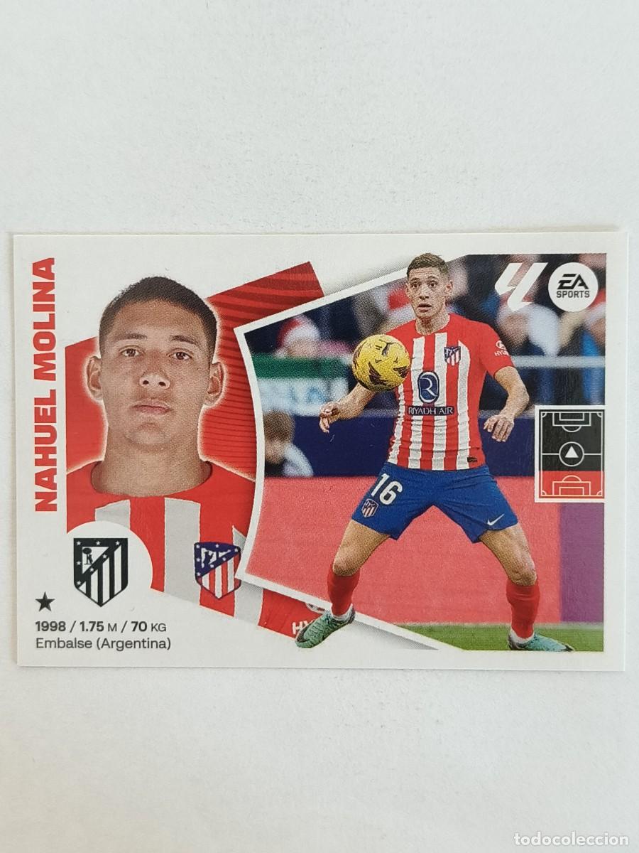 Cromos de f&uacute;tbol: #5 NAHUEL MOLINA (ATLETICO MADRID) LIGA 24/25 ESTE