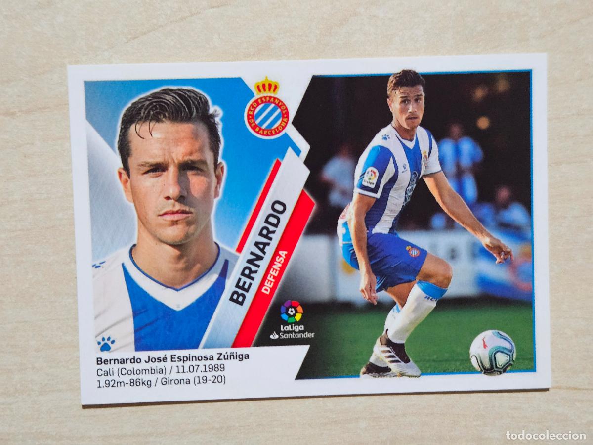 Cromos de f&uacute;tbol: EDICIONES ESTE 2019 20 FICHAJE N&ordm; 10 BERNARDO - CROMO SIN PEGAR