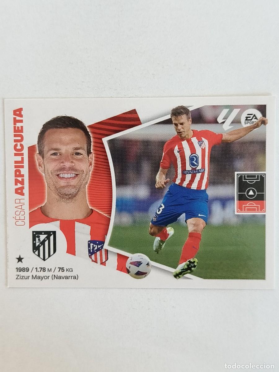 Cromos de f&uacute;tbol: #6 AZPILICUETA (ATLETICO MADRID) LIGA 24/25 ESTE