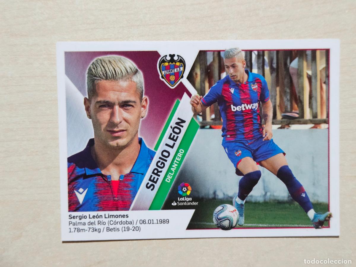 Cromos de f&uacute;tbol: EDICIONES ESTE 2019 20 FICHAJE N&ordm; 7 SERGIO LEON - CROMO SIN PEGAR