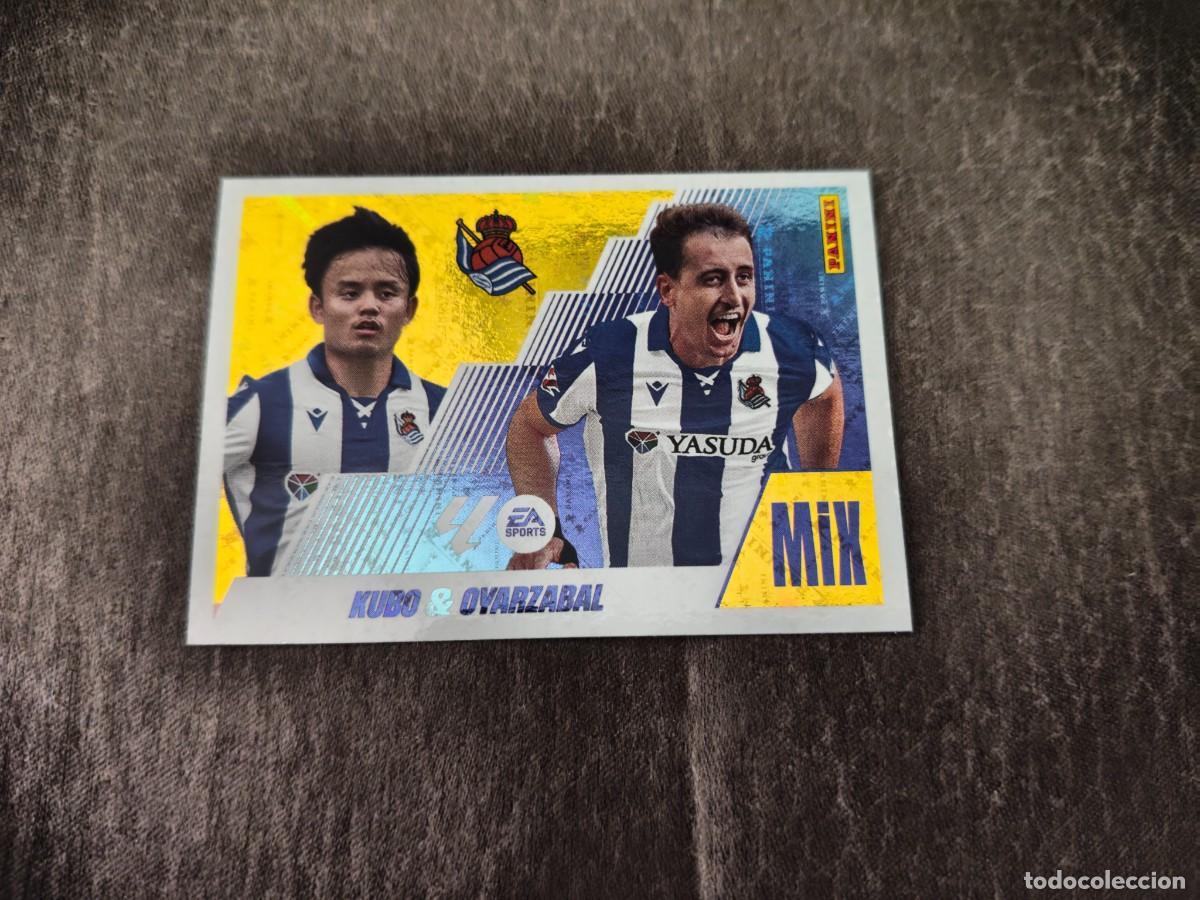 Cromos de f&uacute;tbol: Cromo 17 KUBO & OYARZABAL REAL SOCIEDAD. Colecci&oacute;n LALIGA F&uacute;tbol 2025-2026 PANINI Nuevo
