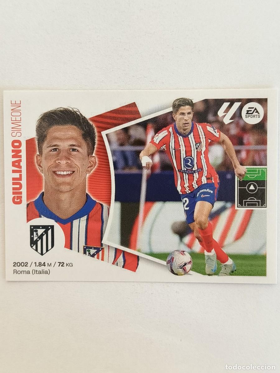 Cromos de f&uacute;tbol: #19BIS GIULIANO COLOCA (ATLETICO MADRID) LIGA 24/25 ESTE