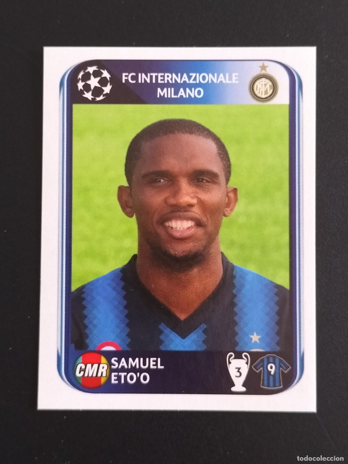 Cromos de f&uacute;tbol: 20 SAMUEL ETOO ETO'O INTERNAZIONALE MILANO CROMOS LIGA CAMPEONES CHAMPIONS LEAGUE 2010 2011 10 11