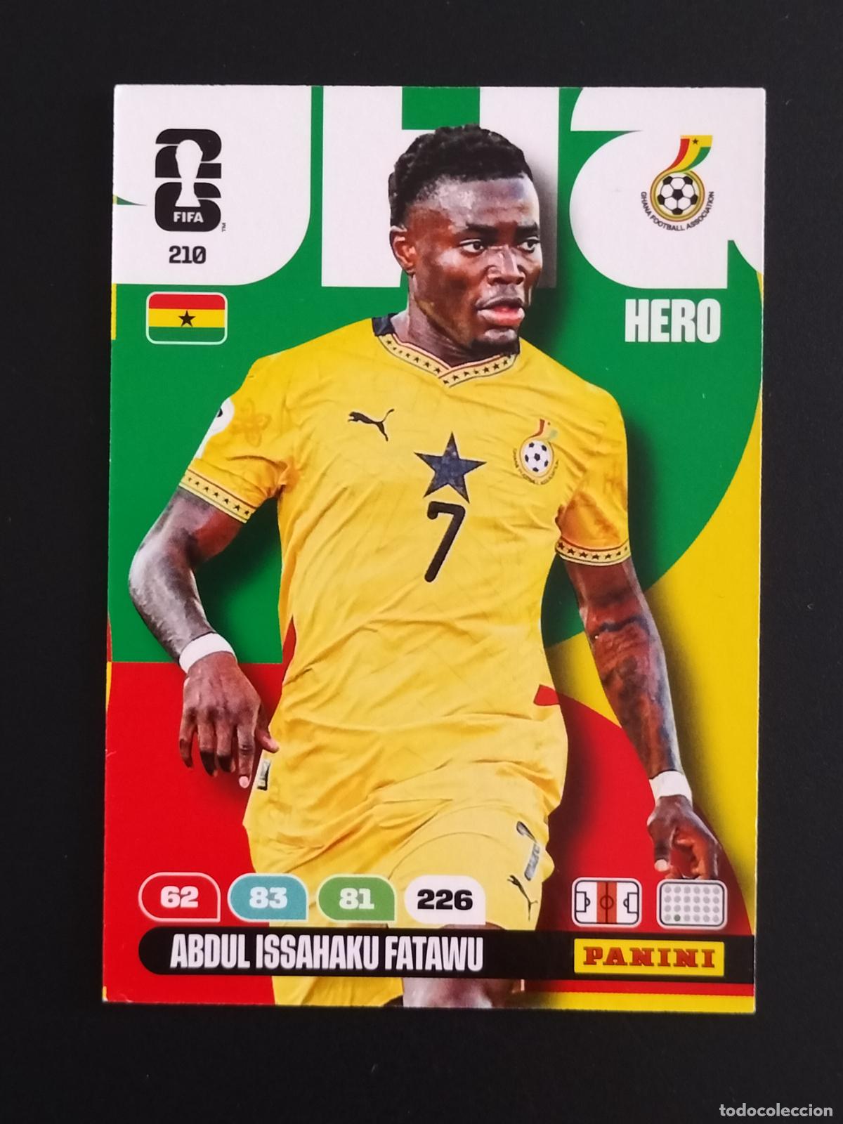Cromos de f&uacute;tbol: 210 ABDUL ISSAHAKU FATAWU GHANA CROMOS ADRENALYN XL MUNDIAL 26 2026 FIFA WORLD CUP PANINI