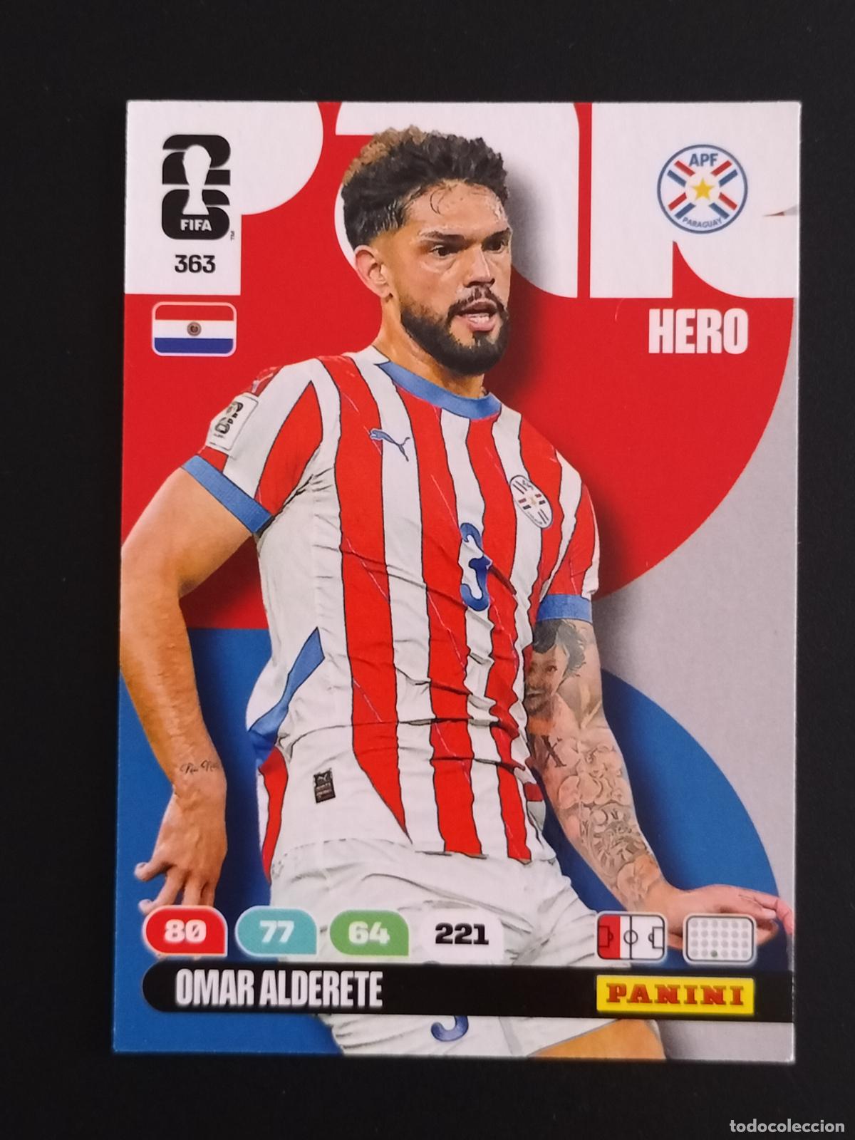 Cromos de f&uacute;tbol: 363 OMAR ALDERETE PARAGUAY CROMOS ADRENALYN XL MUNDIAL 26 2026 FIFA WORLD CUP PANINI