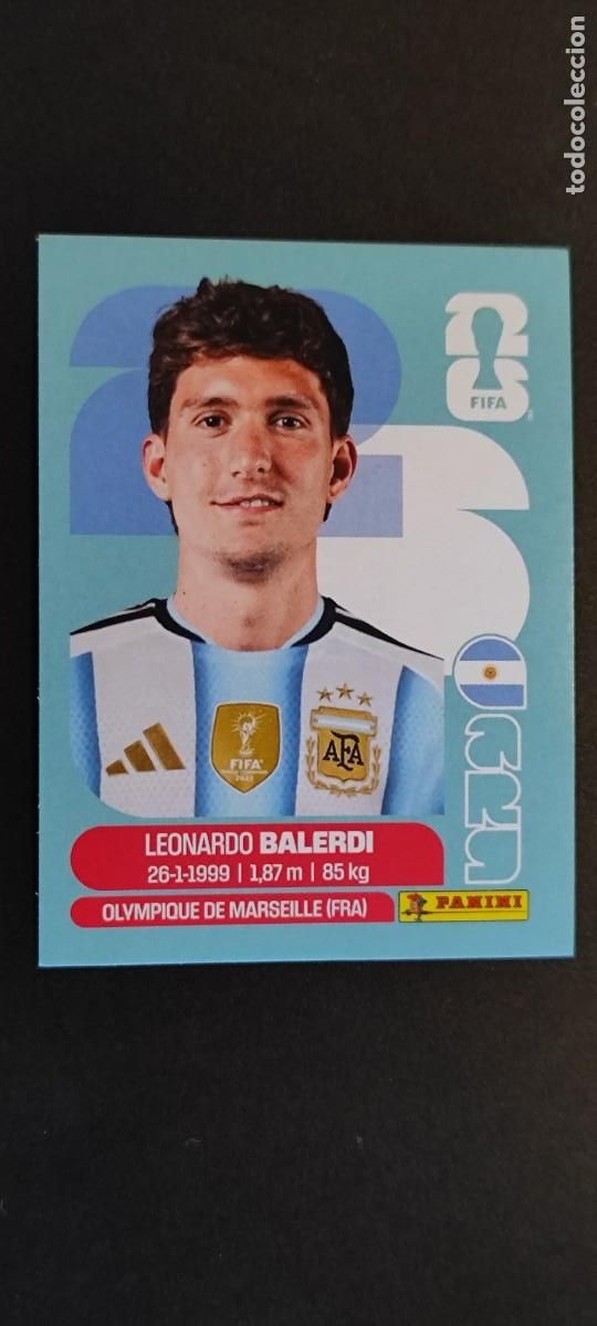 Cromos de f&uacute;tbol: FIFA WORLD CUP 2026 STICKER BALERDI ARGENTINA # ARG7 PANINI
