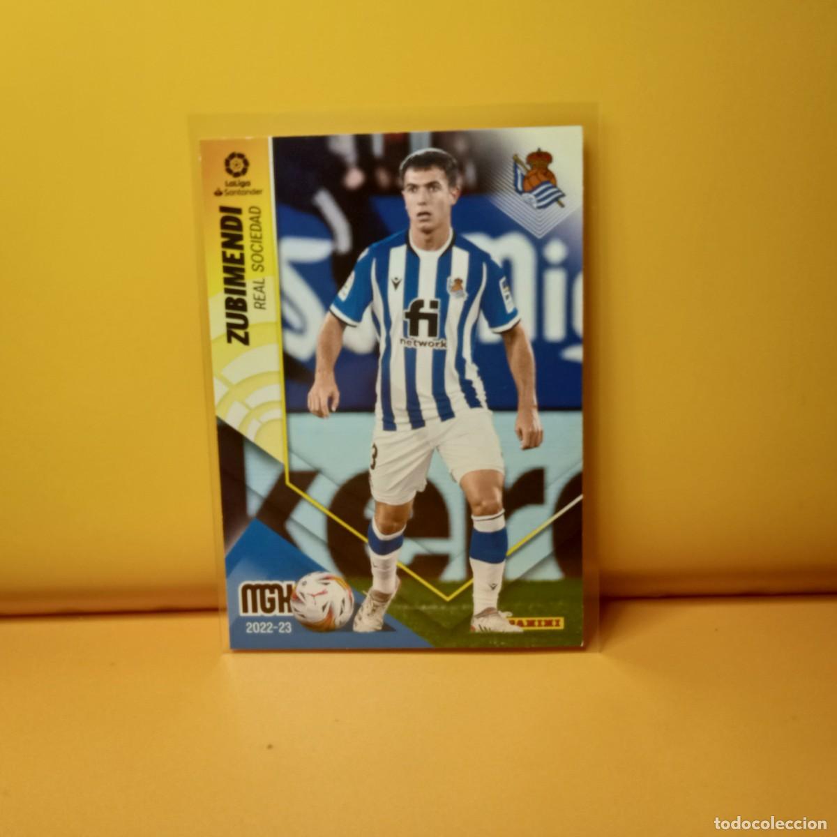 Cromos de f&uacute;tbol: MEGACRACKS 2022 2023 22/23 REAL SOCIEDAD ZUBIMENDI 289