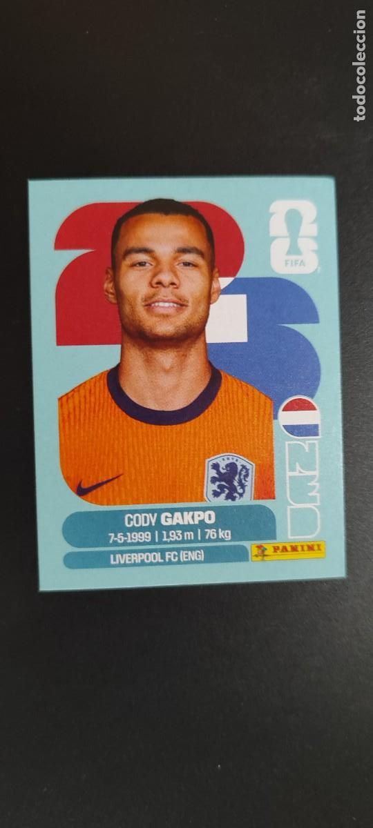 Cromos de f&uacute;tbol: FIFA WORLD CUP 2026 STICKER GAKPO HOLANDA # NED20 PANINI