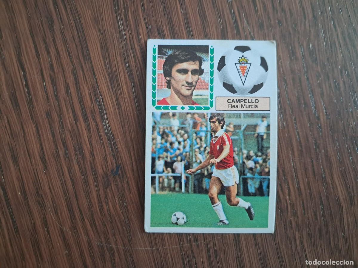 Cromos de f&uacute;tbol: cromo de futbol, edic. Este 83-84, Campello, Real Murcia. sin pegar.