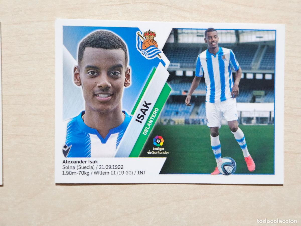 Cromos de f&uacute;tbol: EDICIONES ESTE 2019 20 FICHAJE N&ordm; 2 ISAK - CROMO SIN PEGAR