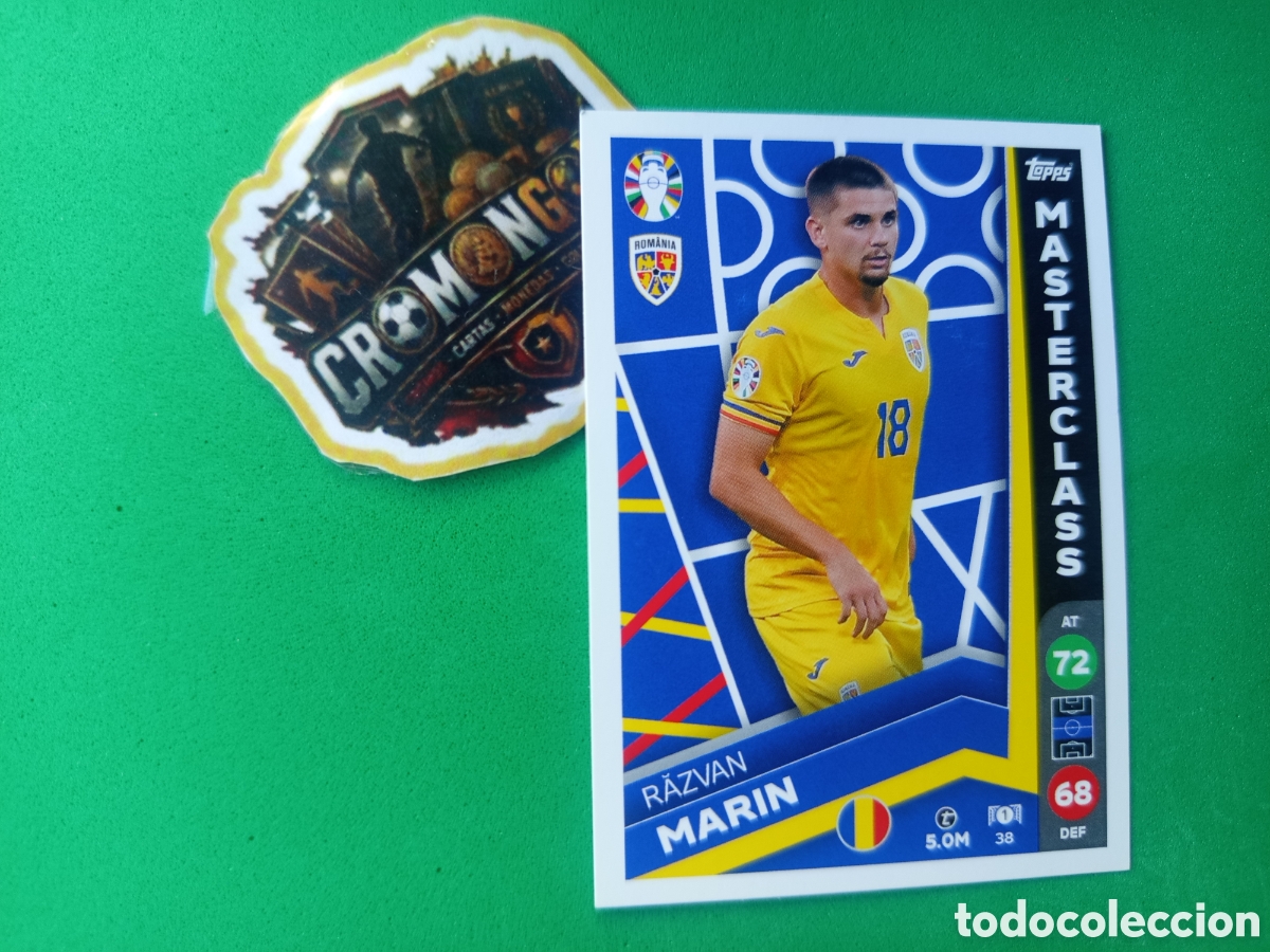 Figurine di Calcio: ❇️ CROMO ⚽ CARD MARIN RUMAN&Iacute;A 38 MASTERCLASS EURO 2024 TOPPS MATCH ATTAX LIDL EUROCOPA 2024 ❇️