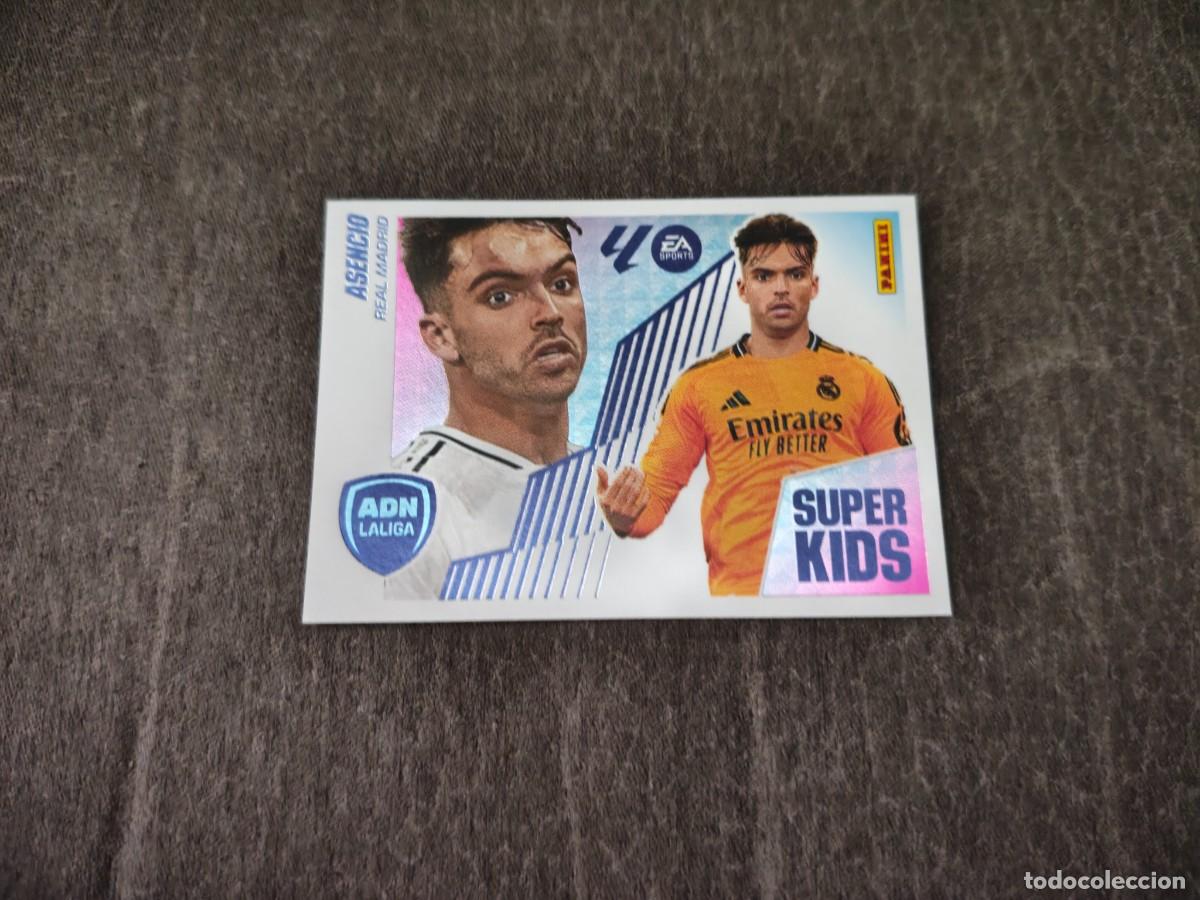 Cromos de f&uacute;tbol: Cromo 1 ASENCIO REAL MADRID SUPER KIDS. Colecci&oacute;n LALIGA F&uacute;tbol 2025-2026 PANINI Nuevo