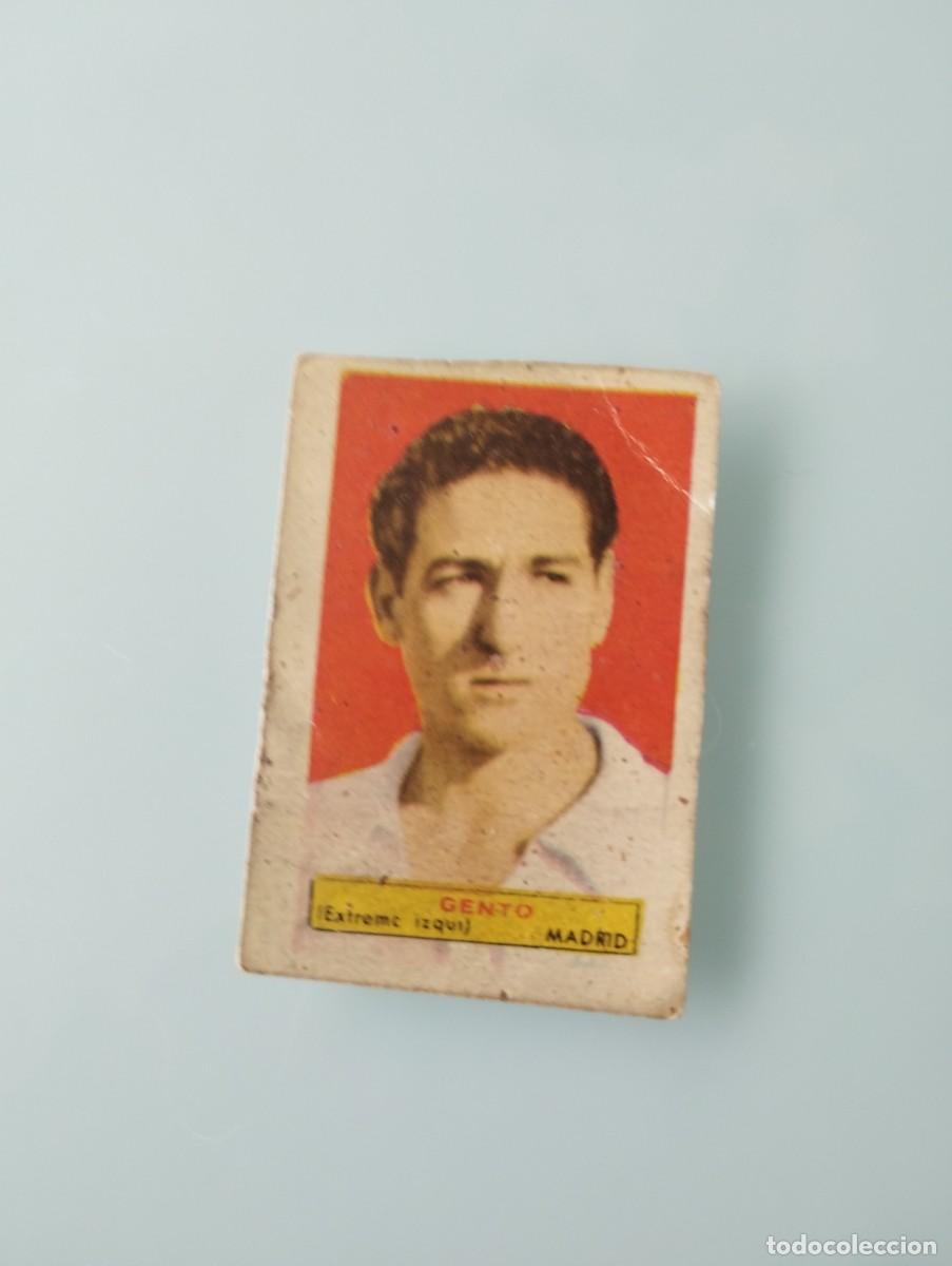 Cromos de f&uacute;tbol: Cromo Paco Gento Real Madrid (1953-1954) rookie