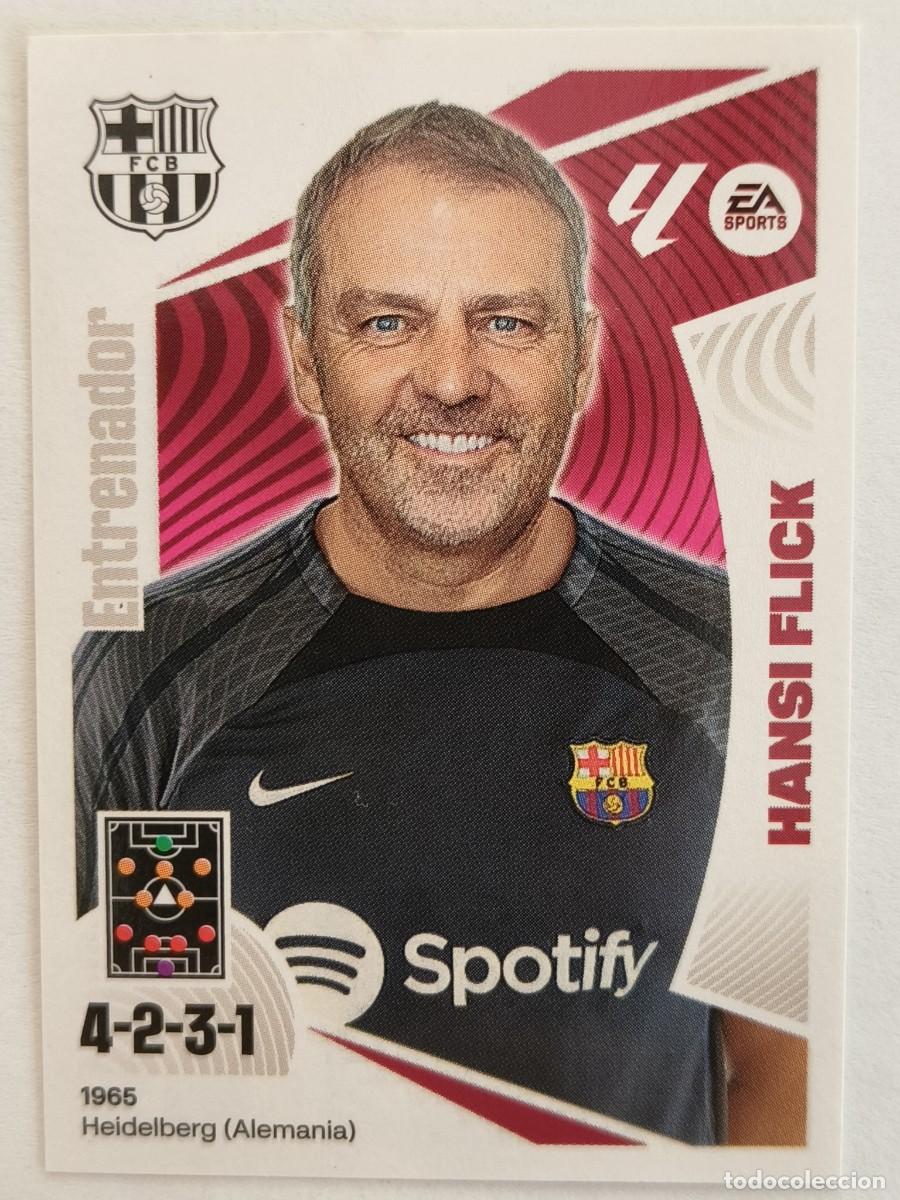 Cromos de f&uacute;tbol: #2 HANSI FLICK (F.C. BARCELONA) LIGA 24/25 ESTE