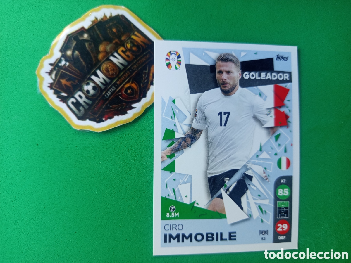 Cromos de Futebol: ❇️ CROMO ⚽ CARD INMOBILE ITALIA 62 GOLEADOR EURO 2024 TOPPS MATCH ATTAX LIDL EUROCOPA 2024 ❇️